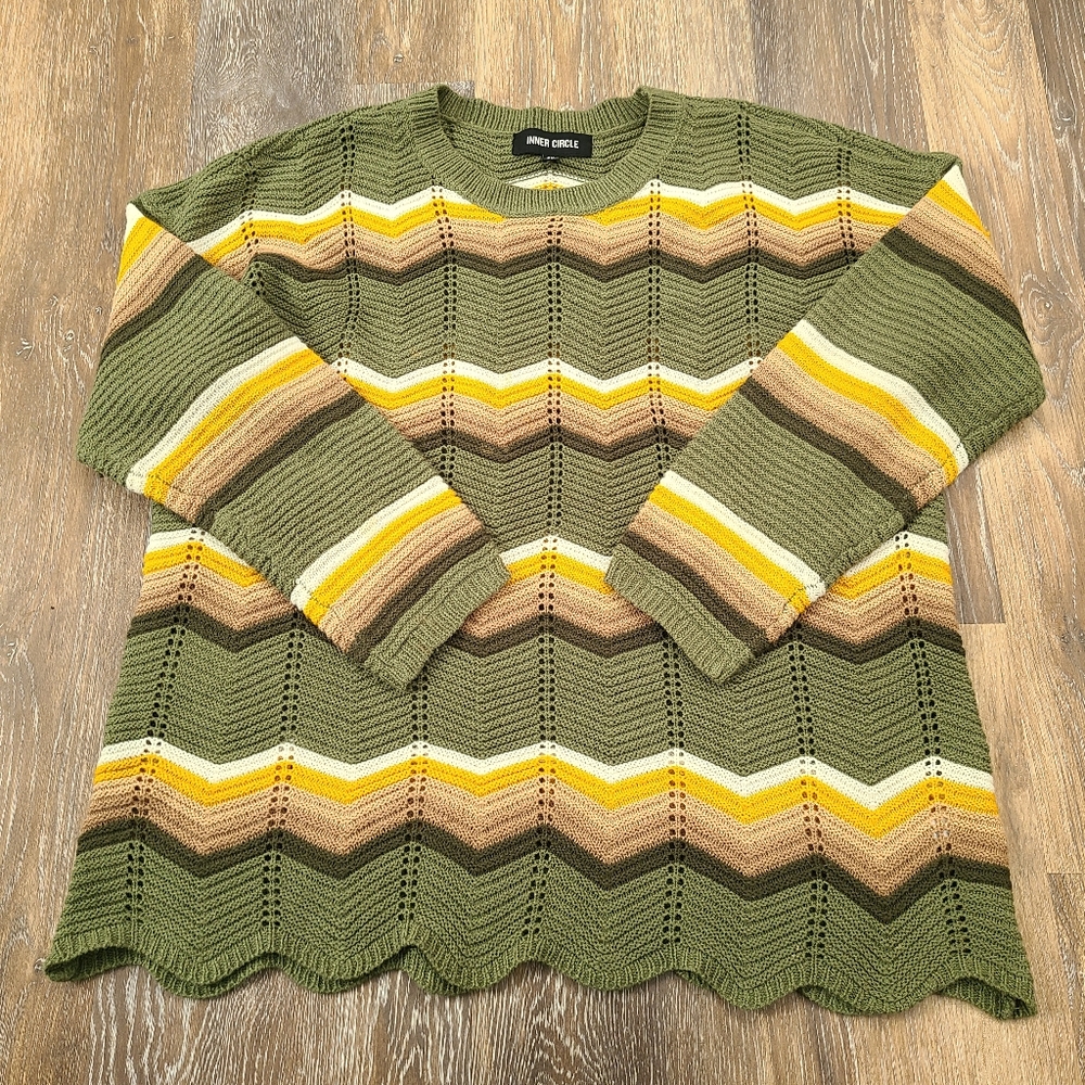 Inner Circle Lightweight 70s style sweater Women's Size 2x